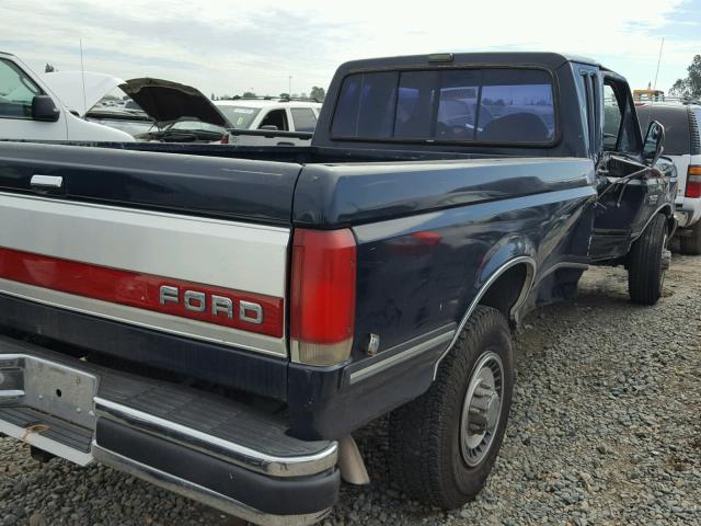 1FTHX25G6KKB43350 - 1989 FORD F250 Կապույտ լուսանկար 4