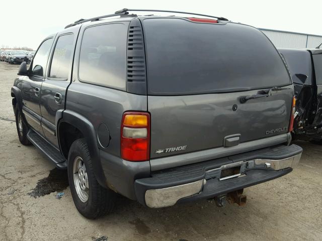 1GNEK13T01R104469 - 2001 CHEVROLET TAHOE K150 GRAY photo 3