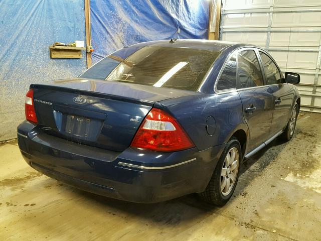 1FAHP24147G126396 - 2007 FORD FIVE HUNDR BLUE photo 4