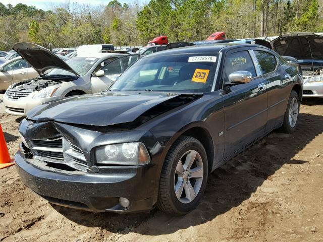 2B3CA3CV2AH165646 - 2010 DODGE CHARGER SX BLACK photo 2