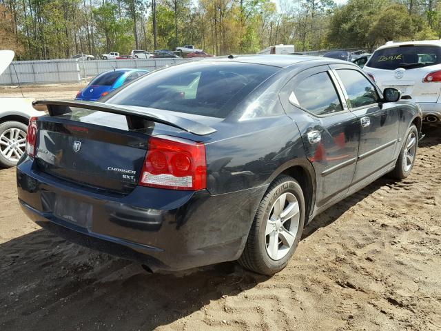 2B3CA3CV2AH165646 - 2010 DODGE CHARGER SX BLACK photo 4