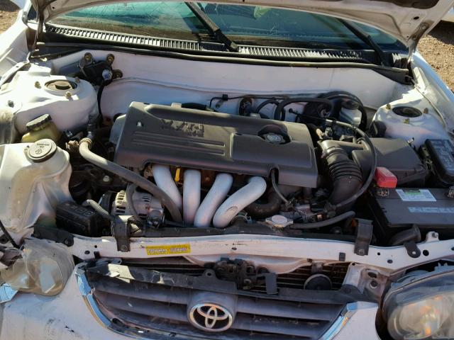 2T1BR12E21C395285 - 2001 TOYOTA COROLLA CE WHITE photo 7