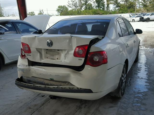 3VWRT71KX6M728371 - 2006 VOLKSWAGEN JETTA TDI WHITE photo 4