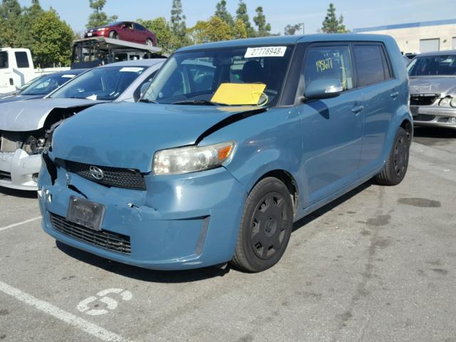 JTLKE50E181027172 - 2008 TOYOTA SCION XB 青色 照片 2