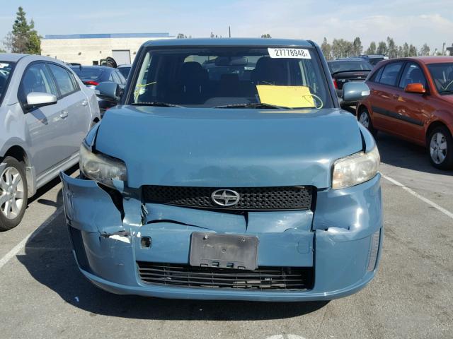 JTLKE50E181027172 - 2008 TOYOTA SCION XB TEAL photo 9