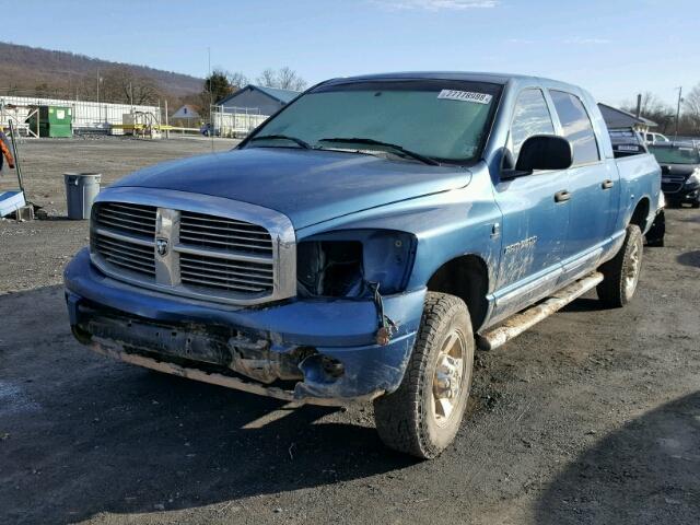 3D7KS29C46G134161 - 2006 DODGE RAM 2500 BLUE photo 2