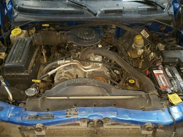 1B7GG22Y3WS598459 - 1998 DODGE DAKOTA BLUE photo 7