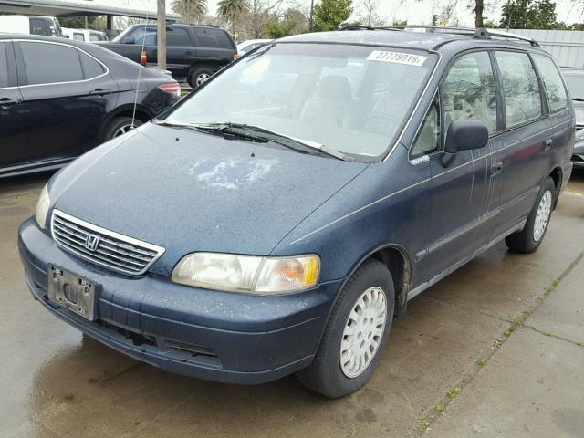 JHMRA1861SC029459 - 1995 HONDA ODYSSEY LX GREEN photo 2