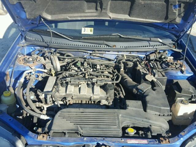 JM1BJ226X30103966 - 2003 MAZDA PROTEGE DX BLUE photo 7