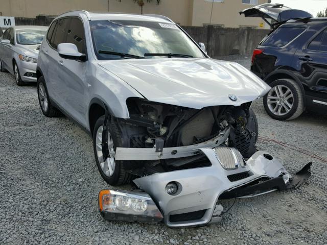 5UXWX9C52D0A20551 - 2013 BMW X3 XDRIVE2 SILVER photo 1