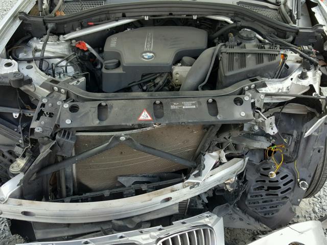 5UXWX9C52D0A20551 - 2013 BMW X3 XDRIVE2 SILVER photo 7