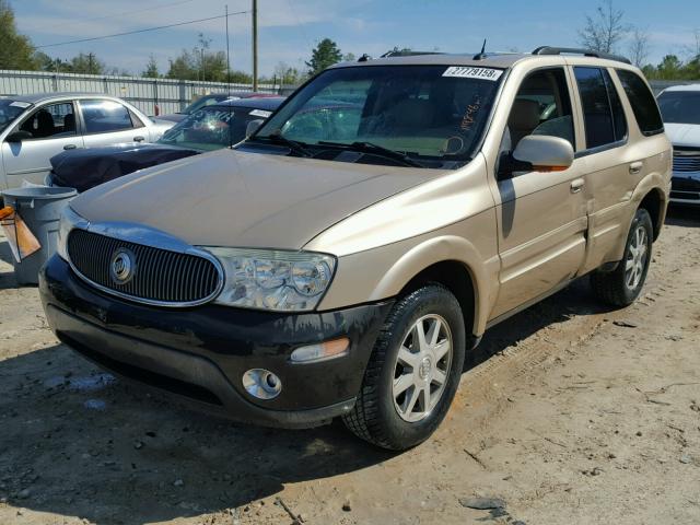 5GADS13S642280064 - 2004 BUICK RAINIER CX BEIGE photo 2