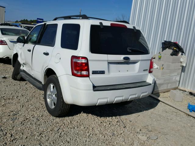 1FMCU93138KE74904 - 2008 FORD ESCAPE XLT WHITE photo 3