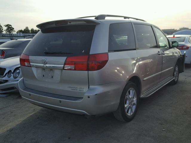 5TDBA22C95S054023 - 2005 TOYOTA SIENNA XLE SILVER photo 4