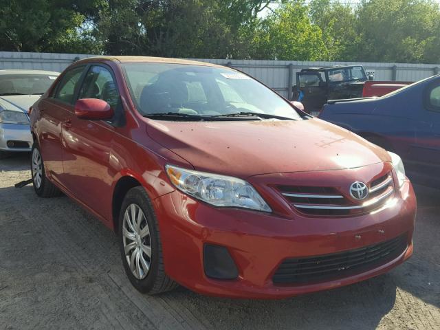 5YFBU4EEXDP130260 - 2013 TOYOTA COROLLA BA RED photo 1