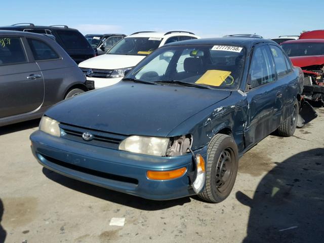 1NXAE04B7SZ328024 - 1995 TOYOTA COROLLA GREEN photo 2