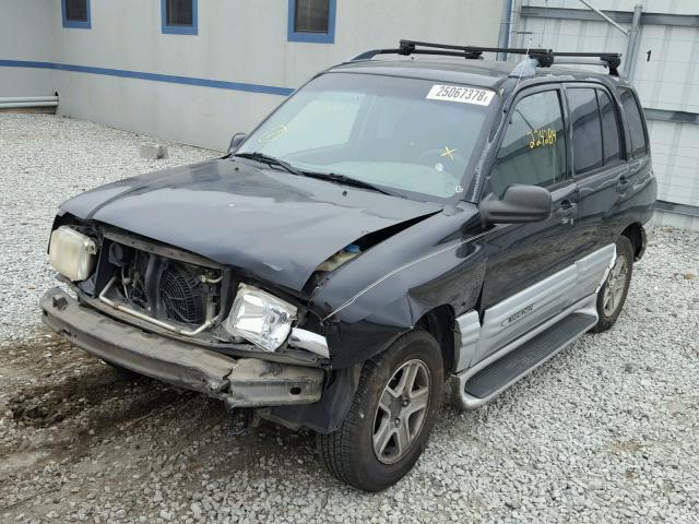 2CNBE634616936253 - 2001 CHEVROLET TRACKER LT BLACK photo 2