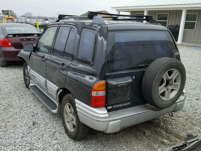 2CNBE634616936253 - 2001 CHEVROLET TRACKER LT BLACK photo 3