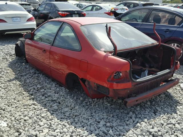 1HGEM1150XL064396 - 1999 HONDA CIVIC SI RED photo 3