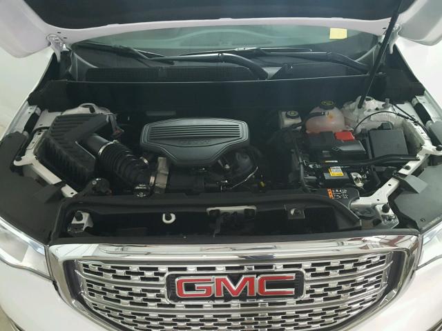 1GKKNMLS3HZ156124 - 2017 GMC ACADIA SLT WHITE photo 7