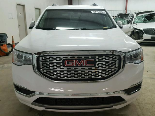 1GKKNMLS3HZ156124 - 2017 GMC ACADIA SLT WHITE photo 9