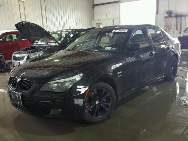 WBANV9C53AC138129 - 2010 BMW 535 XI Czarny zdjęcie 2