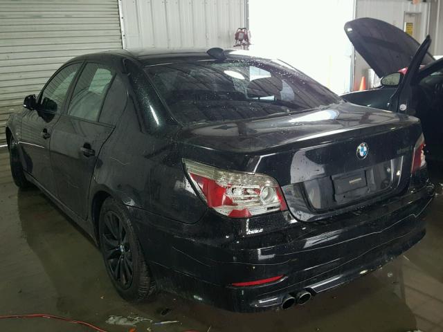 WBANV9C53AC138129 - 2010 BMW 535 XI Czarny zdjęcie 3