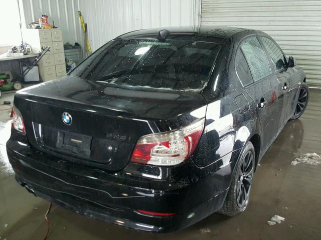 WBANV9C53AC138129 - 2010 BMW 535 XI Czarny zdjęcie 4