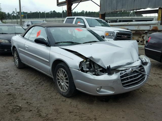 1C3EL55RX6N205066 - 2006 CHRYSLER SEBRING TO SILVER photo 1