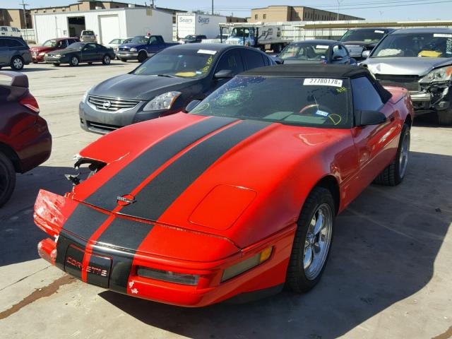 1G1YY32P3T5100441 - 1996 CHEVROLET CORVETTE RED photo 2