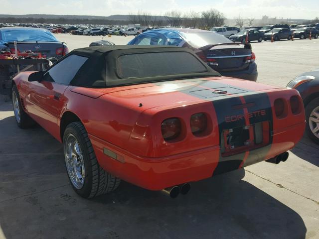 1G1YY32P3T5100441 - 1996 CHEVROLET CORVETTE RED photo 3