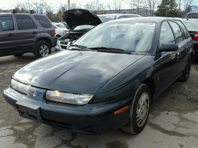 1G8ZK8279WZ148382 - 1998 SATURN SW2 GREEN photo 2