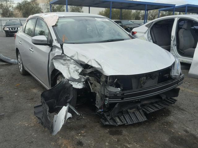 3N1AB7AP1HY366766 - 2017 NISSAN SENTRA S SILVER photo 1