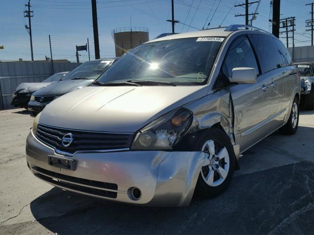 5N1BV28U37N142168 - 2007 NISSAN QUEST S GOLD photo 2