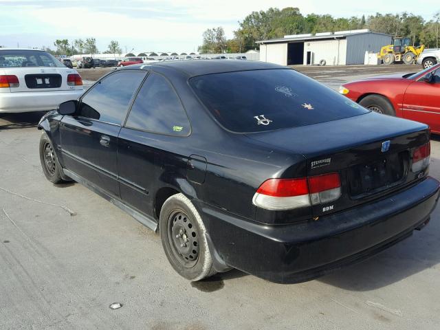1HGEJ8248YL080662 - 2000 HONDA CIVIC EX შავი ფოტო 3