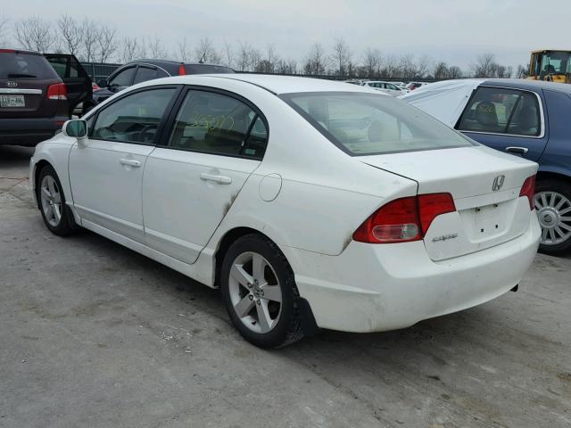 1HGFA16816L047931 - 2006 HONDA CIVIC EX თეთრი ფოტო 3