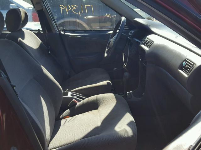 1Y1SK5288XZ416785 - 1999 CHEVROLET GEO PRIZM 红色 照片 5