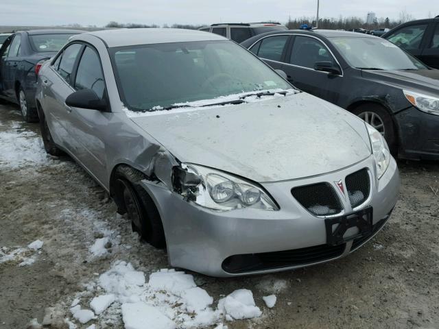 1G2ZF58B474123218 - 2007 PONTIAC G6 VALUE L SILVER photo 1