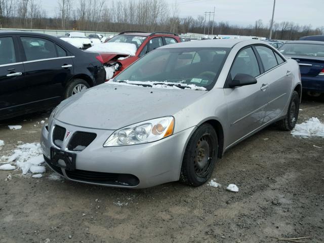 1G2ZF58B474123218 - 2007 PONTIAC G6 VALUE L SILVER photo 2