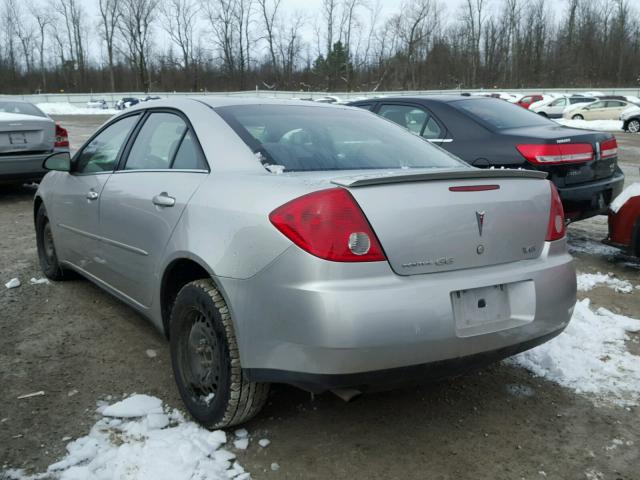 1G2ZF58B474123218 - 2007 PONTIAC G6 VALUE L SILVER photo 3