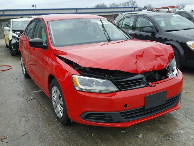 3VW2K7AJ4EM438461 - 2014 VOLKSWAGEN JETTA BASE 红色 照片 1