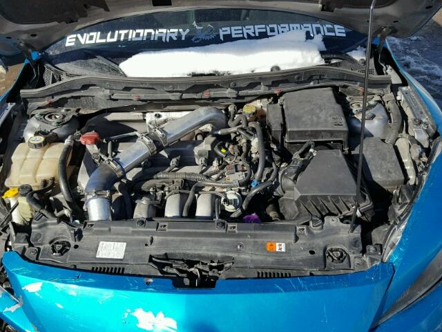 JM1BL1L42C1672967 - 2012 MAZDA SPEED 3 TEAL photo 7