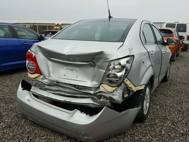 1G1JC5SH9D4116834 - 2013 CHEVROLET SONIC LT SILVER photo 4