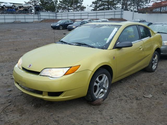 1G8AV12F44Z198395 - 2004 SATURN ION LEVEL GREEN photo 2