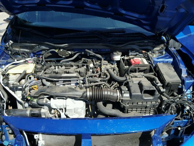 SHHFK7H74HU201412 - 2017 HONDA CIVIC EXL BLUE photo 7