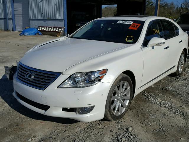 JTHCL5EF5C5013198 - 2012 LEXUS LS 460 WHITE photo 2