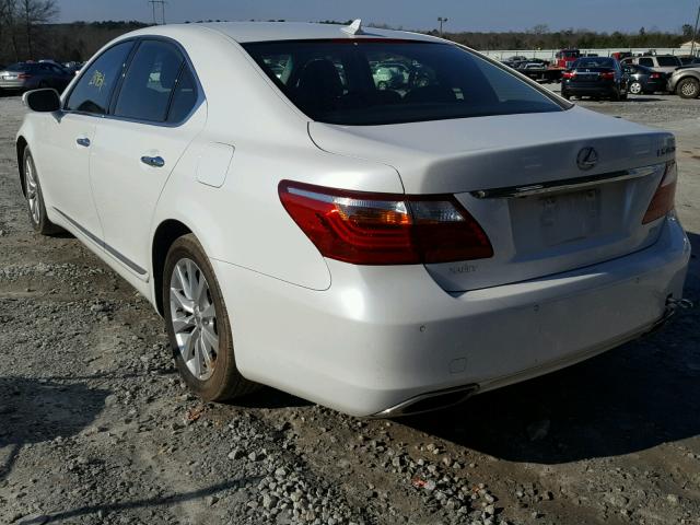 JTHCL5EF5C5013198 - 2012 LEXUS LS 460 WHITE photo 3