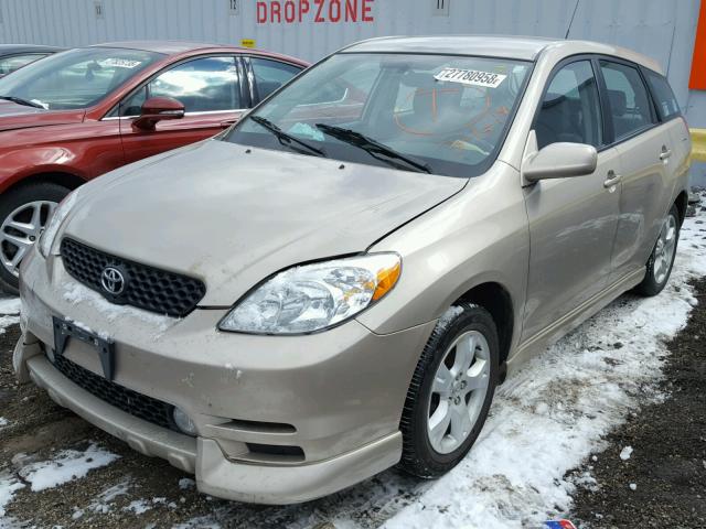 2T1KR32E73C066371 - 2003 TOYOTA MATRIX BEIGE photo 2