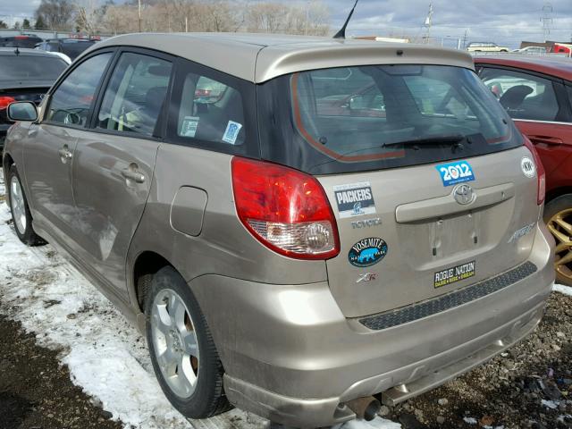 2T1KR32E73C066371 - 2003 TOYOTA MATRIX BEIGE photo 3