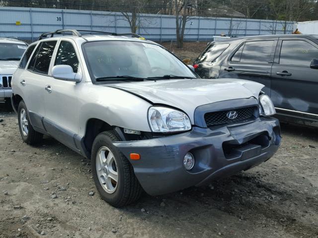 KM8SC73E64U829004 - 2004 HYUNDAI SANTA FE G SILVER photo 1